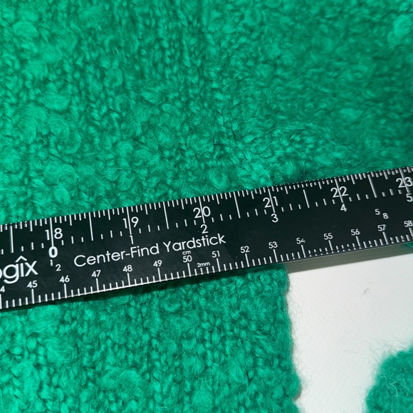 Banana Republic Alpaca- Wool Boucle' Sweater Chunky Green Holiday M - Picture 4 of 8